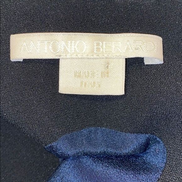 Antonio Berardi Abstract Sleeveless Crepe Sheath Dress - Picture 11 of 11